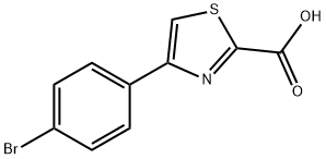 4-(4-BROMO-PHENYL)-THIAZOLE-2-CARBOXYLIC ACID Struktur