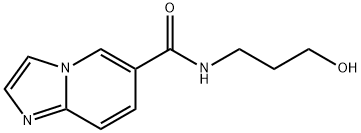 N-(3-HYDROXYPROPYL)IMIDAZO[1,2-A]PYRIDINE-6-CARBOXAMIDE Struktur