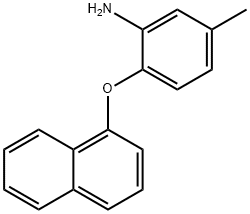 5-METHYL-2-(1-NAPHTHYLOXY)ANILINE Struktur