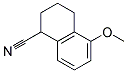 5-METHOXY-1,2,3,4-TETRAHYDRO-NAPHTHALENE-1-CARBONITRILE Struktur