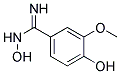 4,N-DIHYDROXY-3-METHOXY-BENZAMIDINE Struktur