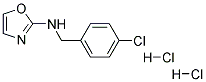 (4-CHLORO-BENZYL)-OXAZOL-2-YL-AMINE DIHYDROCHLORIDE Struktur