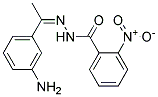 2-NITRO-BENZOIC ACID [1-(3-AMINO-PHENYL)-ETHYLIDENE]-HYDRAZIDE Struktur