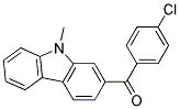 (4-CHLORO-PHENYL)-(9-METHYL-9H-CARBAZOL-2-YL)-METHANONE Struktur