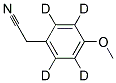 4-METHOXYPHENYL-2,3,5,6-D4-ACETONITRILE Struktur