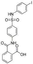 N-[4-(4-IODO-PHENYLSULFAMOYL)-PHENYL]-PHTHALAMIC ACID Struktur