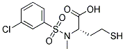 HOMOCYSTEINE, N-[(3-CHLOROPHENYL)SULFONYL]-S-METHYL- Struktur