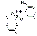 LEUCINE, N-[(2,3,5,6-TETRAMETHYLPHENYL)SULFONYL]- Struktur