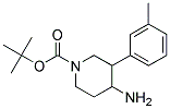 TERT-BUTYL 4-AMINO-3-M-TOLYLPIPERIDINE-1-CARBOXYLATE Struktur