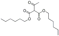 DI-N-HEXYL ACETONE DICARBOXYLATE Struktur