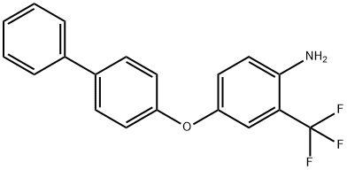 4-([1,1'-BIPHENYL]-4-YLOXY)-2-(TRIFLUOROMETHYL)-PHENYLAMINE Struktur