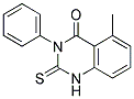 5-METHYL-3-PHENYL-2-THIOXO-2,3-DIHYDRO-4(1H)-QUINAZOLINONE Struktur