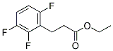 3-(2,3,6-TRIFLUORO-PHENYL)-PROPIONIC ACID ETHYL ESTER Struktur