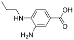 3-AMINO-4-PROPYLAMINO-BENZOIC ACID Struktur