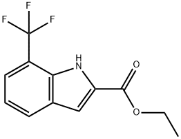 ETHYL 7-(TRIFLUOROMETHYL)-1H-INDOLE-2-CARBOXYLATE Struktur