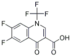 6,7-DIFLUORO-4-OXO-1-TRIFLUOROMETHYL-1,4-DIHYDRO-QUINOLINE-3-CARBOXYLIC ACID Struktur