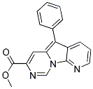 5-PHENYL-PYRIDO[3',2':4,5]PYRROLO[1,2-C]PYRIMIDINE-7-CARBOXYLIC ACID METHYL ESTER Struktur