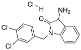 3-AMINO-1-(3,4-DICHLORO-BENZYL)-1,3-DIHYDRO-INDOL-2-ONE HYDROCHLORIDE Struktur