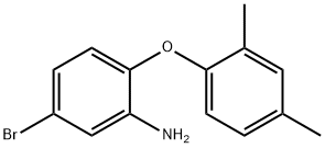 5-BROMO-2-(2,4-DIMETHYLPHENOXY)ANILINE Struktur