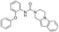 N-(2-PHENOXYPHENYL)-3,4-DIHYDROPYRAZINO[1,2-A]INDOLE-2(1H)-CARBOXAMIDE 結(jié)構(gòu)式