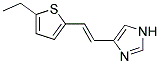 4-[2-(5-ETHYL-THIOPHEN-2-YL)-VINYL]-1H-IMIDAZOLE Struktur