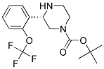 (S)-3-(2-TRIFLUOROMETHOXY-PHENYL)-PIPERAZINE-1-CARBOXYLIC ACID TERT-BUTYL ESTER Struktur