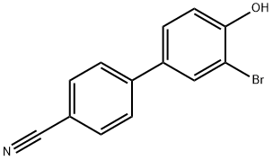 4'-HYDROXY-3'-BROMO-BIPHENYL-4-CARBONITRILE Struktur