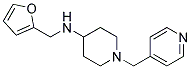 N-(2-FURYLMETHYL)-1-(PYRIDIN-4-YLMETHYL)PIPERIDIN-4-AMINE Struktur