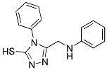 5-(ANILINOMETHYL)-4-PHENYL-4H-1,2,4-TRIAZOLE-3-THIOL Struktur