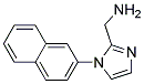 C-(1-NAPHTHALEN-2-YL-1H-IMIDAZOL-2-YL)-METHYLAMINE Struktur