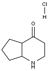 OCTAHYDRO-4H-CYCLOPENTA[B]PYRIDIN-4-ONE HYDROCHLORIDE Struktur