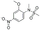 N-(2-METHOXY-4-NITRO-PHENYL)-N-METHYL-METHANESULFONAMIDE Struktur