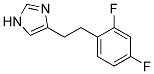 4-[2-(2,4-DIFLUORO-PHENYL)-ETHYL]-1H-IMIDAZOLE Struktur