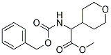 BENZYLOXYCARBONYLAMINO-(TETRAHYDRO-PYRAN-4-YL)-ACETIC ACID METHYL ESTER Struktur