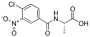 (2S)-2-[(4-CHLORO-3-NITROBENZOYL)AMINO]PROPANOIC ACID Struktur