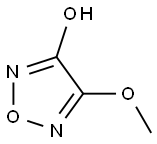 4-METHOXY-1,2,5-OXADIAZOL-3-OL Struktur