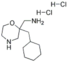 C-(4-CYCLOHEXYLMETHYL-MORPHOLIN-2-YL)-METHYLAMINE DIHYDROCHLORIDE Struktur