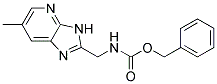 (6-METHYL-3H-IMIDAZO[4,5-B]PYRIDIN-2-YLMETHYL)-CARBAMIC ACID BENZYL ESTER Struktur