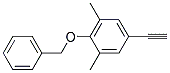 4-BENZYLOXY-1-ETHYNYL-3,5-DIMETHYL-BENZENE Struktur