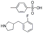 3-(2-FLUOROBENZYL)PYRROLIDINE 4-METHYLBENZENESULFONATE Struktur