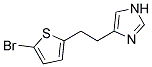4-[2-(5-BROMO-THIOPHEN-2-YL)-ETHYL]-1H-IMIDAZOLE Struktur