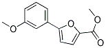 5-(3-METHOXYPHENYL)FURAN-2-CARBOXYLIC ACID METHYL ESTER Struktur