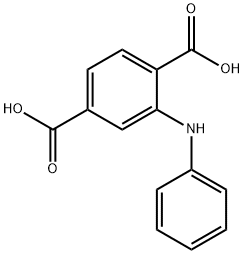 2-PHENYLAMINO-TEREPHTHALIC ACID Struktur