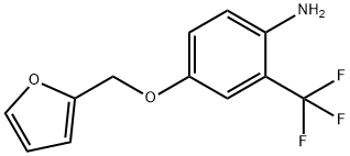 4-(2-FURYLMETHOXY)-2-(TRIFLUOROMETHYL)ANILINE Struktur