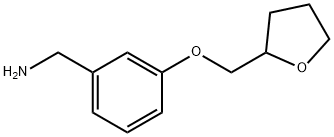 3-(TETRAHYDRO-FURAN-2-YLMETHOXY)-BENZYLAMINE Struktur