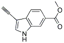 3-ETHYNYL-1H-INDOLE-6-CARBOXYLIC ACID METHYL ESTER Struktur