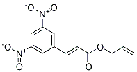 3,5-DINITROCINNAMIC ACID ALLYL ESTER Struktur