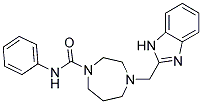 4-(1H-BENZIMIDAZOL-2-YLMETHYL)-N-PHENYL-1,4-DIAZEPANE-1-CARBOXAMIDE Struktur