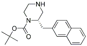 (S)-2-NAPHTHALEN-2-YLMETHYL-PIPERAZINE-1-CARBOXYLIC ACID TERT-BUTYL ESTER Struktur