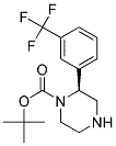 (S)-2-(3-TRIFLUOROMETHYL-PHENYL)-PIPERAZINE-1-CARBOXYLIC ACID TERT-BUTYL ESTER Struktur